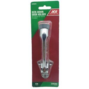 ACE Kick Down Door Holder Chrome   4"  #5295076